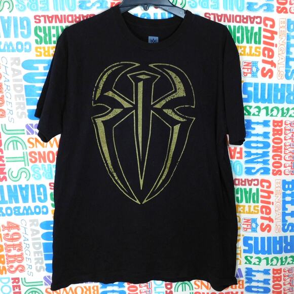 WWE Roman Reigns I Can I Will Believe That T Shirt Size XL Black Gold Wrestling - Picture 1 of 5